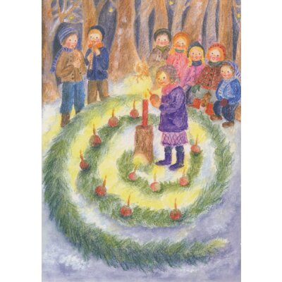 Ilona Bock. Adventsgärtlein im Wald