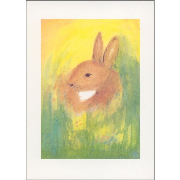 Elke Bühler. Hase im Gras