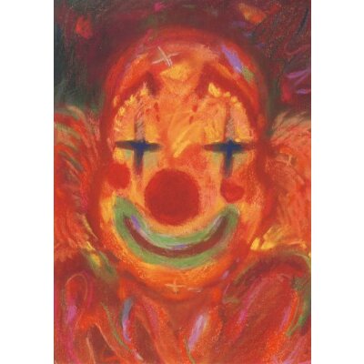 Marie-Laure Viriot. Roter Clown