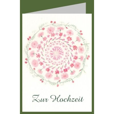 Anna Malten (Lübsee). Rosa Hochzeitsmandala, 2014