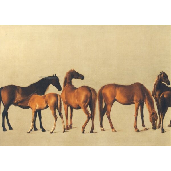 George Stubbs. Stuten und Fohlen, 1762