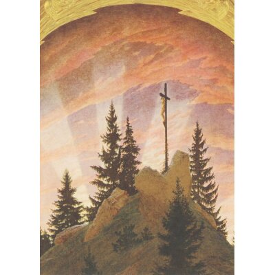 Caspar David Friedrich. Das Kreuz im Gebirge, 1808