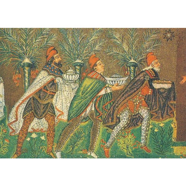 Romanisch. Die heiligen drei Könige. 6. Jh. n. Chr.