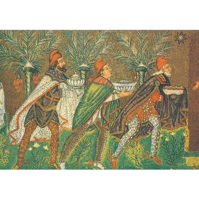 Romanisch. Die heiligen drei Könige. 6. Jh. n. Chr.