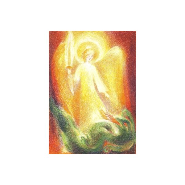 Viriot. St. Michael, KD ca. DIN A3.