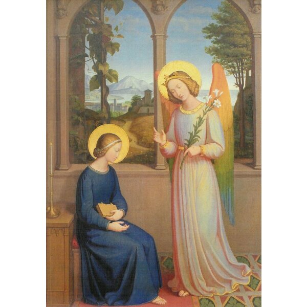 Johann Schraudolh. Verkündung an Maria, 1828