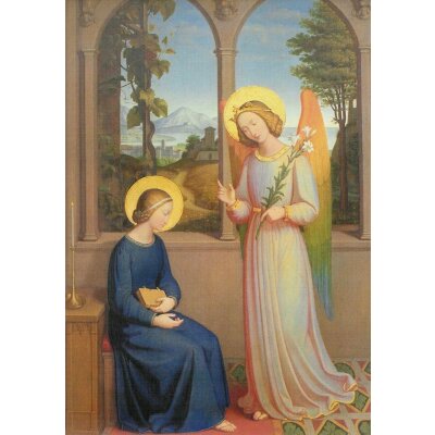 Johann Schraudolh. Verkündung an Maria, 1828