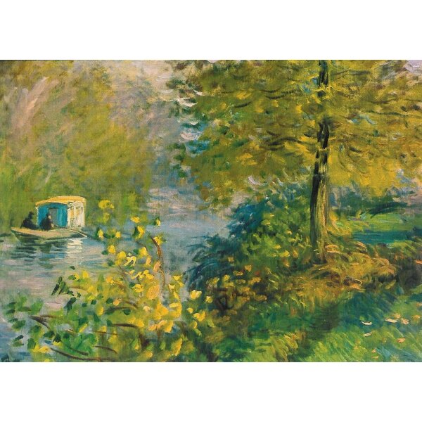 Claude Monet. Das Atelierboot des Künstlers, 1876