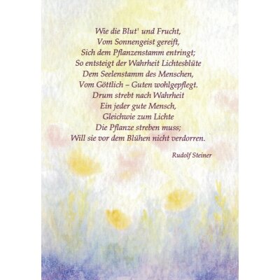 Steiner/Childs. Wie die Blüt und Frucht