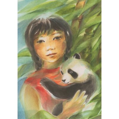 Marie-Laure Viriot. Kind und Panda