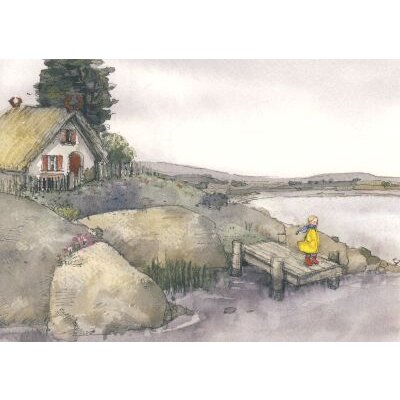 Sanne Dufft. Mädchen am See