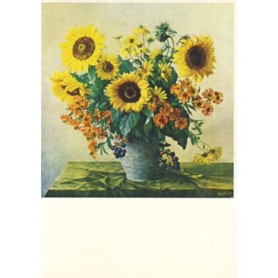 Carl Berndt. Sonnenblumen