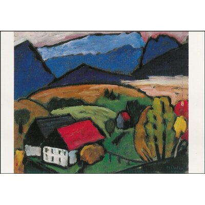 Gabriele Münter. Blick aufs Gebirge, Münter
