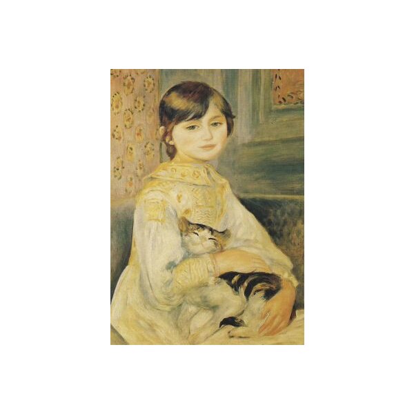 Piere-Auguste Renoir. Julie Manet mit Katze,1887