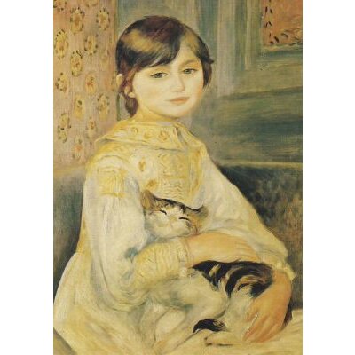 Piere-Auguste Renoir. Julie Manet mit Katze,1887
