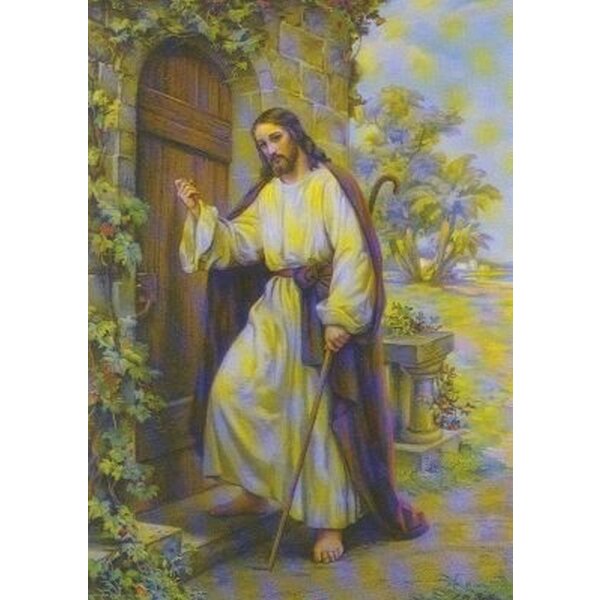 L.M. Roth. Der anklopfende Jesus