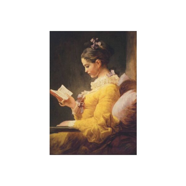 Jean-Honoré Fragonard. Junges, lesendes Mädchen, um 1776
