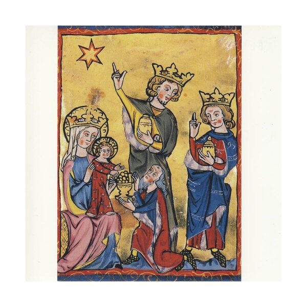 Anbetung der hl. drei Könige. Stiftsbibliothek Engelberg