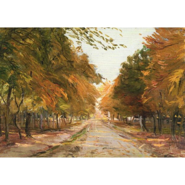 Theodor Philipsen. Eine Straße durch den Königlichen Wildpark, 1989