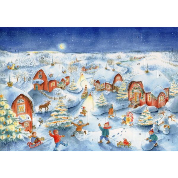 Dorle Schausbreitner. Weihnachtszeit. 21 x 14 cm