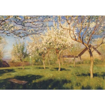Lewitan, Isaak Iljetsch. Blühende Apfelbäume