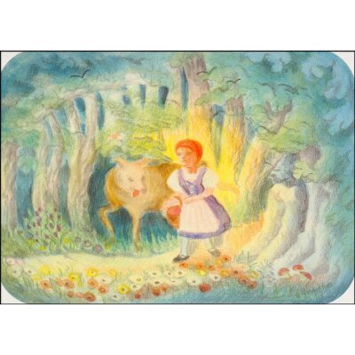 Berthilde Günther. Rotkäppchen und der Wolf