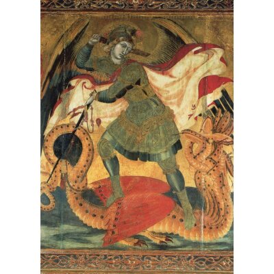 Ambrogio Lorenzetti. Hl. Michael, gest. ca. 1348 (Ssiena)