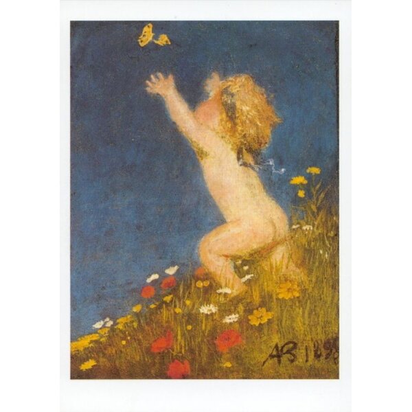 Arnold Böcklin. Putto und Schmetterling, 1895