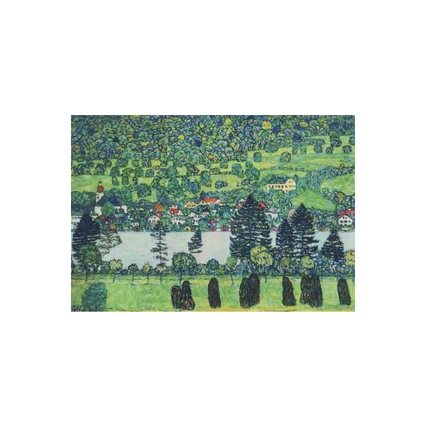 Gustav Klimt. Waldabhang in Unterach am Attersee, 1917