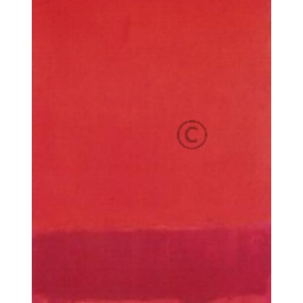 Rothko, Mark. Acryl auf Papier, auf einer Hartfaserplatte
