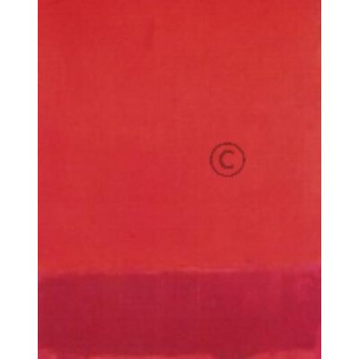 Rothko, Mark. Acryl auf Papier, auf einer Hartfaserplatte