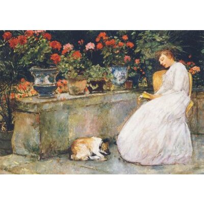 Childe Frederick Hassam. Lesende, 1888