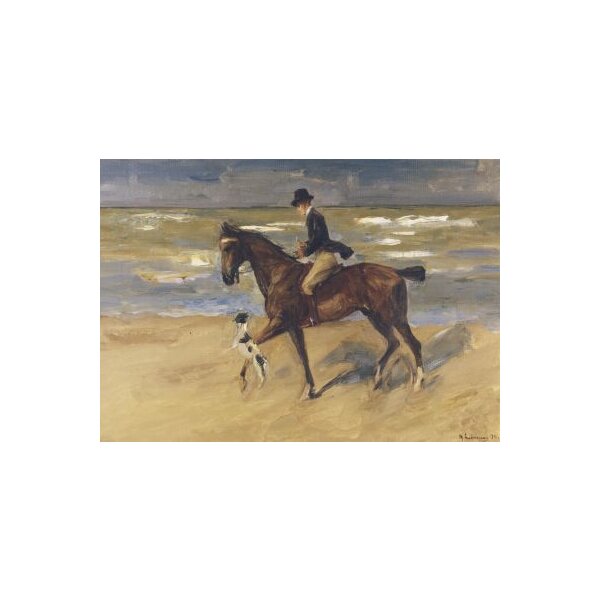 Max Liebermann. Reiter am Strand, 1911