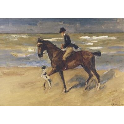 Max Liebermann. Reiter am Strand, 1911