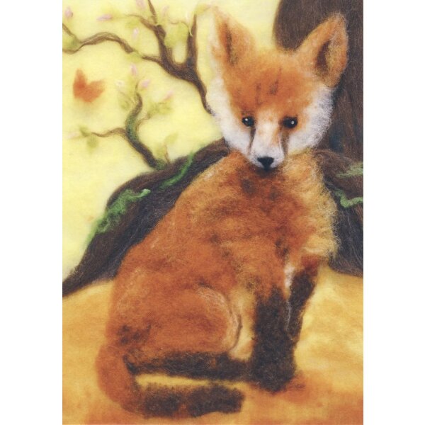 Heike Schwarzgruber. Fuchs im Wald