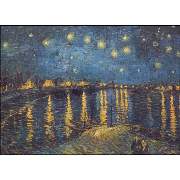 Vincent van Gogh. Sternennacht über der Rhone, Arles,1888