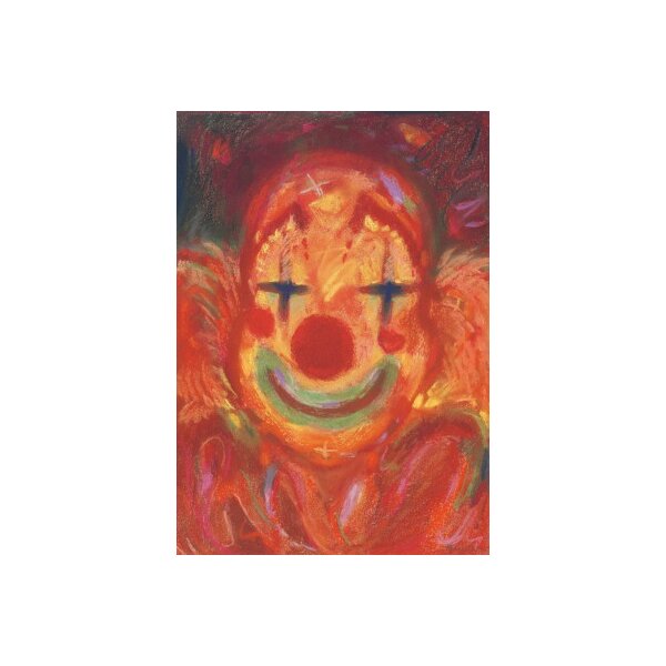 Viriot. Roter Clown, KD ca. DIN A3.