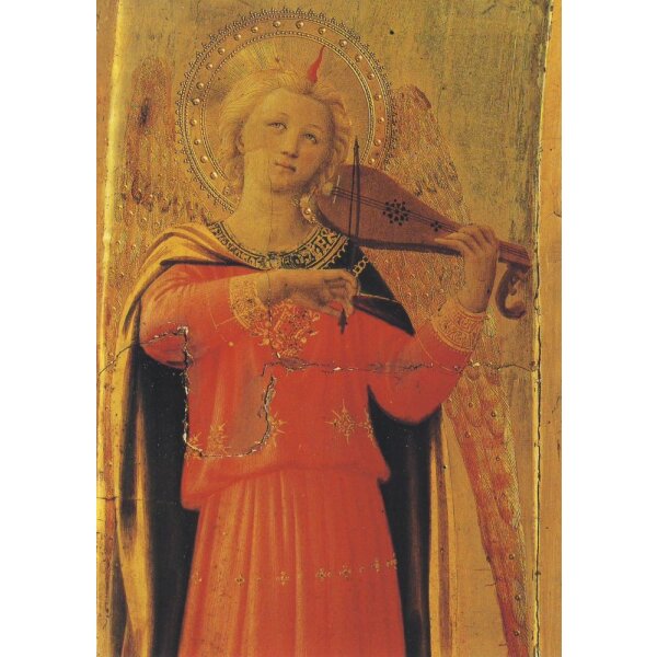Fra Angelico. Engel mit Birnengeige, um 1433