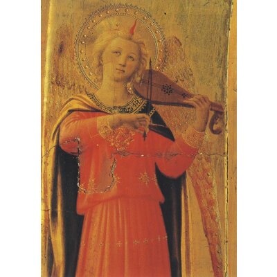 Fra Angelico. Engel mit Birnengeige, um 1433