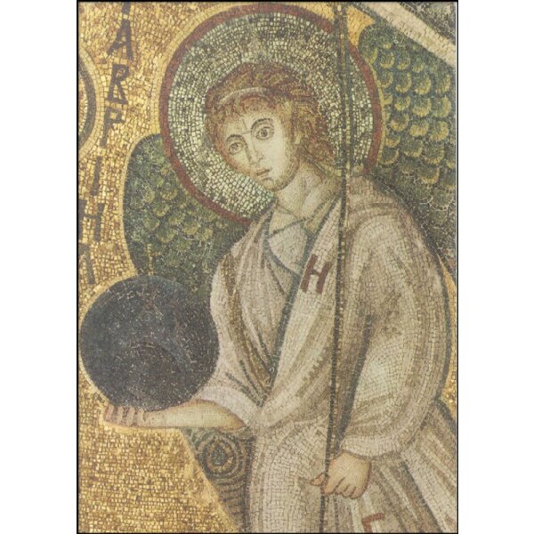 Byzantinisch. Erzengel Michael, 7. Jh. Mosaik