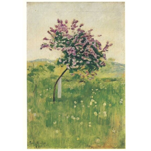 Holder, Ferdinand. Der Flieder, 1890. KK