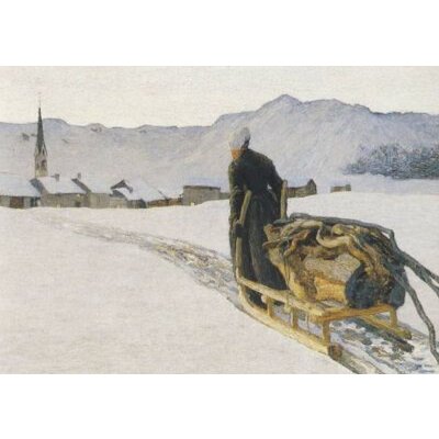 Giovanni Segantini. Rückkehr vom Wald, 1890