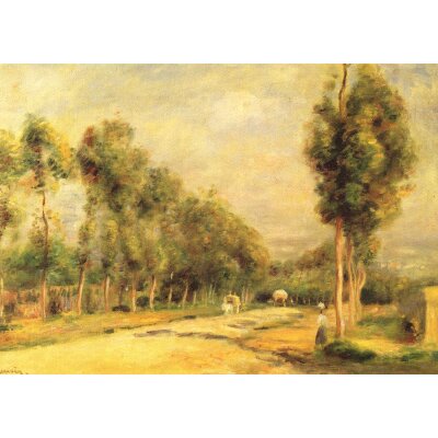 Piere-Auguste Renoir. Chaussee bei Louvecienne, 1895