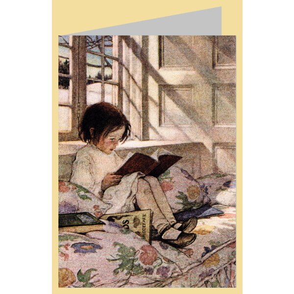 Jessie Willcox Smith. Lesendes Mädchen