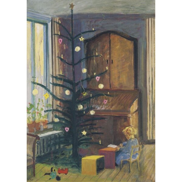 Ernst Morgenthaler. Am Weihnachtsmorgen (Weihnachtsb.), 1955