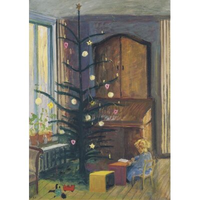 Ernst Morgenthaler. Am Weihnachtsmorgen (Weihnachtsb.), 1955