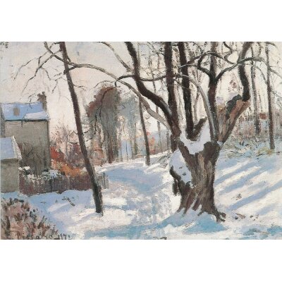 Camille Pissarro. Schneelandschaft 1872