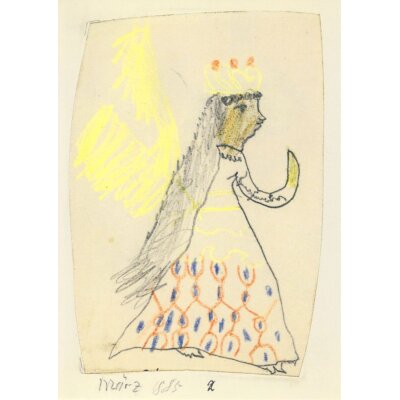 Paul Klee. Christkind mit gelben Flügeln, 1885