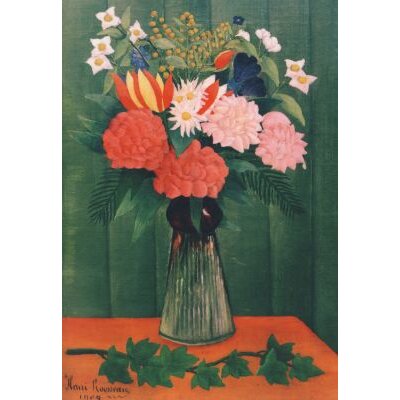 Henri Rousseau. Blumenstrauß mit Efeuzweig, 1909