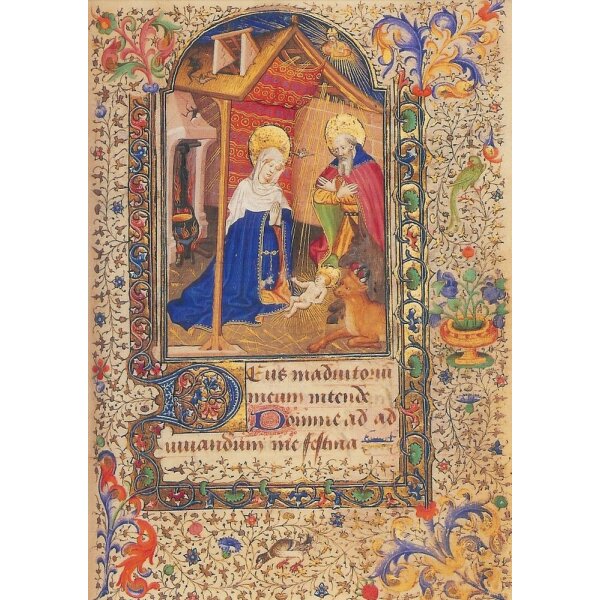 Geburt Christi, Miniatur, 15./16. Jh.